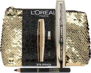 LOréal Paris Volume Million Lashes Mascara and Mini Super Liner Le Khol Eye Pencil Gift Set – Makeup Gift Set