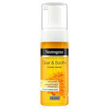 Neutrogena Clear & Soothe Mousse Oil Free Cleanser – 150ml